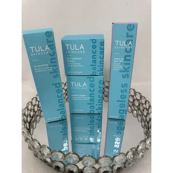 Tula 4 -Piece Skincare Bundle Full Size - Read Details For Product Info
